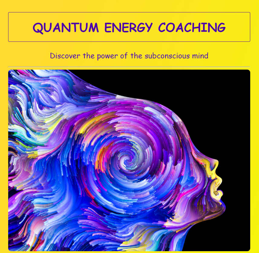 Quantume Energy Coaching Project